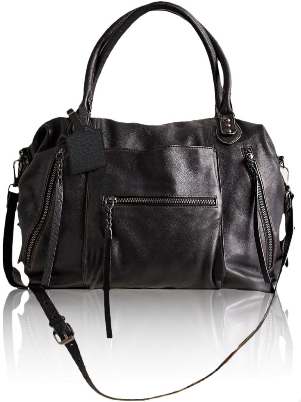 Women's Large Tote Bag City Tote Bag Purse with Zipper Women Vegan Leather Hobo